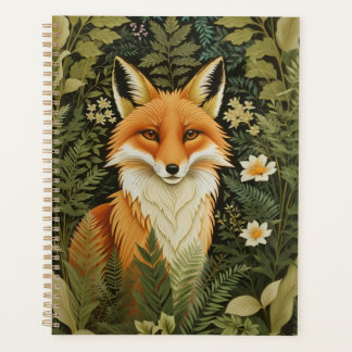 Elegant Red Fox And Green Foliage
