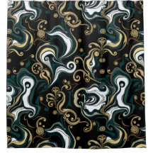 Elégant rideau de douche en verre de luxe