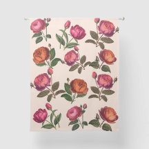 Elégant rideau de Rose Vintage