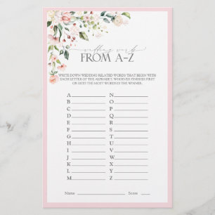 Elégant rose aquarelle Fête des mariées florale Je