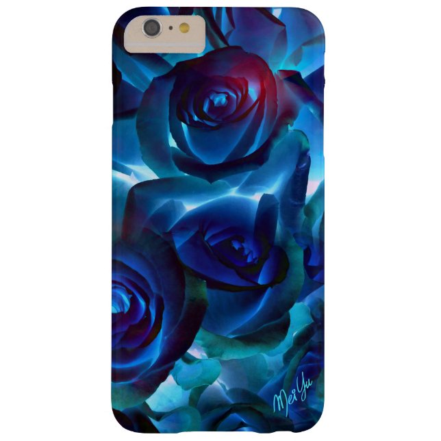 Élégant Rose de minuit iPhone 6/6s PLUS Coque minc (Dos)