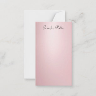 Élégant Rose de script Gold Modèle