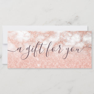 Elégant rose en cuivre or parties scintillant maqu