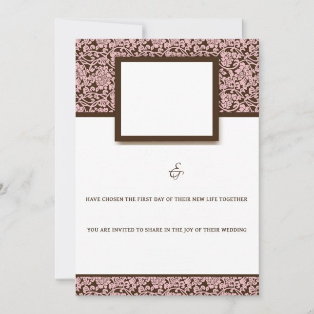 Élégant Rose Et Brown (Devant)