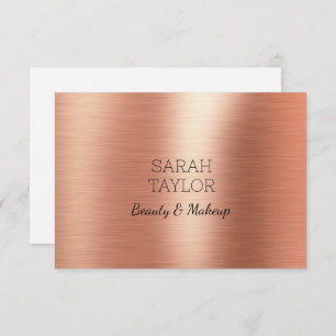 Élégant Rose Gold Foil Black Cadeau Certificat cad