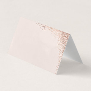 Elégant Rose Gold Foil Mariage Cartes de Place
