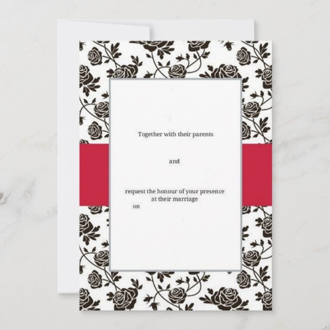 Élégant Rose noir (Devant)