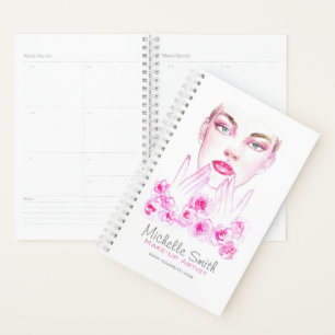 Elégant rose Roses Floral Aquarelle Beauté Salon