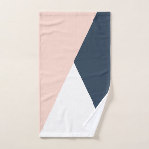 Élégant rougissent les triangles géométriques
