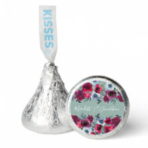 Élégant Rustique Bourgogne Sage Vert Mariage Flora