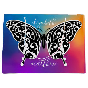 Elégant sac cadeau papillon design par Eksi