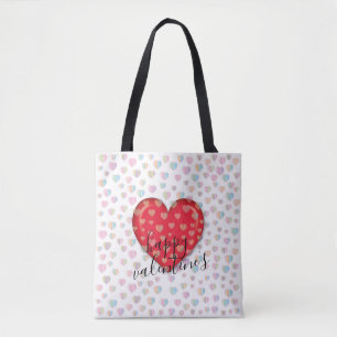 Élégant sac cadeau Valentines de poussins avec coe
