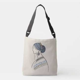 Élégant sac de crossbody d'art populaire ukrainien