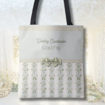 Élégant Sac Fourre-Tout À Rayures Florales Pour Co
