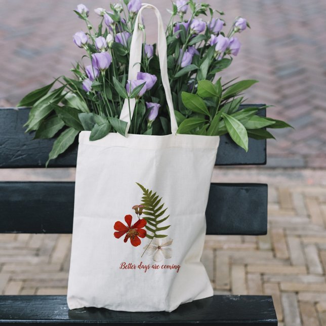 Elégant Sac fourre-tout aux fleurs rouge et blanc (Elegant red and white flower Tote Bag
)