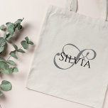 Élégant Sac fourre-tout de monogramme cadeau de se<br><div class="desc">Un cadeau de femme de ménage élégant. Design du monogramme.</div>