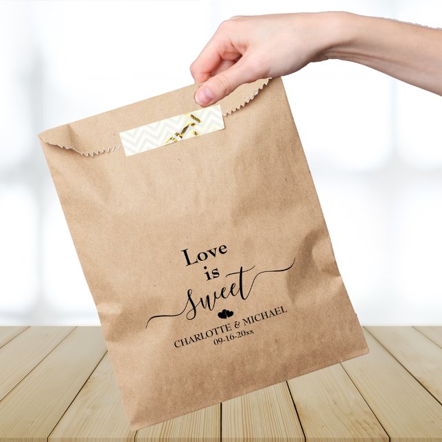 Élégant Sacs Favorisables Personnalisables Pour Ma (Elegant Customizable Favor  Kraft Paper Bags For Weddings)