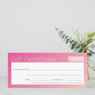 ELEGANT salon de beauté d'affaires joli pink ombre