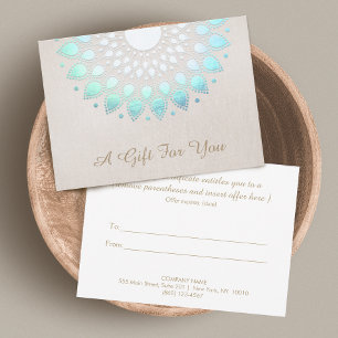 Élégant salon Lotus et certificat cadeau Spa