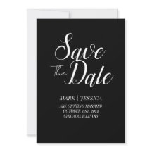 Elegant Save The Date Card | Minimal Modern