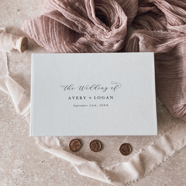 Élégant Script Mariage livre d'hôtes (Créateur téléchargé)