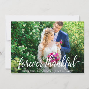 Élégant script moderne pour toujours Merci Mariage