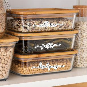 Élégant script personnalisé Étiquettes de panneaux