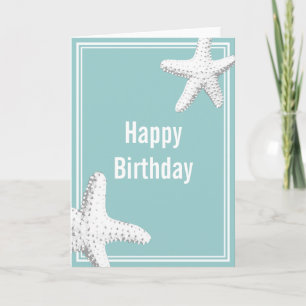 Elégant Sea Stars Carte de voeux Anniversaire
