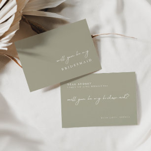 Élégant Serez-Vous Ma Carte De Proposition De Maît