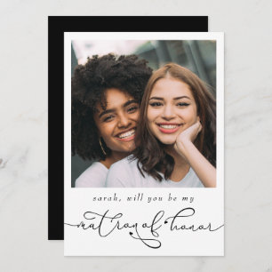 Élégant Serez-vous mon chef d'honneur Photo