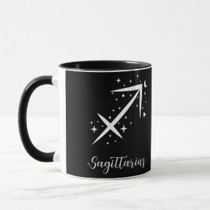 Élégant signe Zodiaque noir Mug