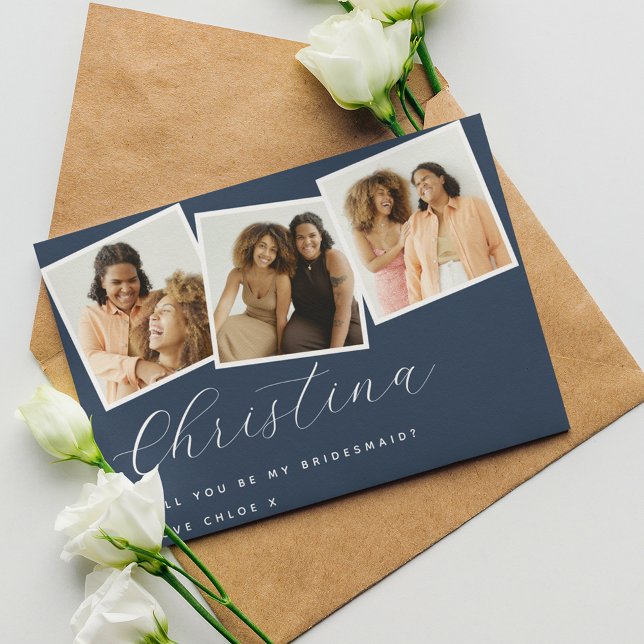 Elégant Simple Classic 3 Photo Serez-Vous Mon? (Créateur téléchargé)