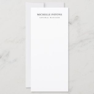 Élégant Simple Professionnel Noir & Blanc
