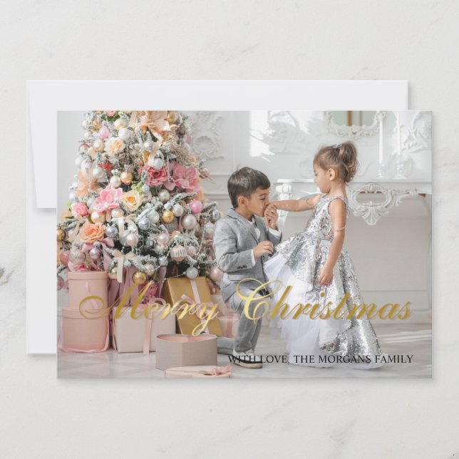 Élégant Snowflakes, Arbre de Noël, Photo (Devant)