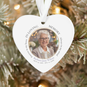Élégant Souvenir Funéraire Mémorial Amour