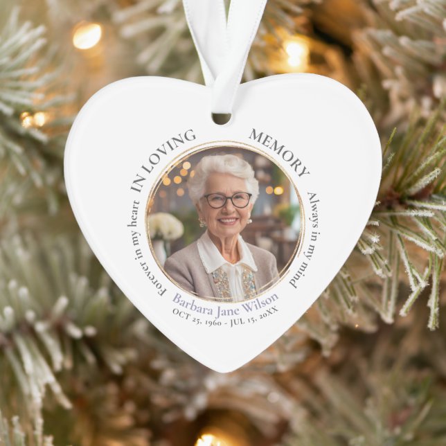 Élégant Souvenir Funéraire Mémorial Amour (Arbre)