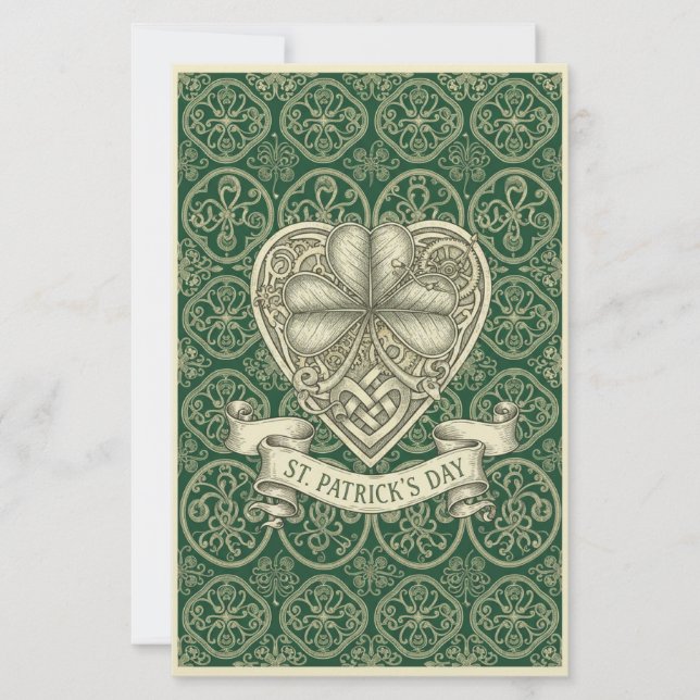 Elegant St. Patrick’s Day Irish Clover Value  (Devant)