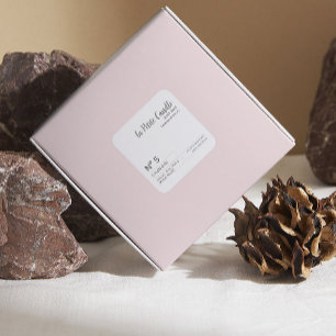 Élégant sticker minimaliste noir et blanc