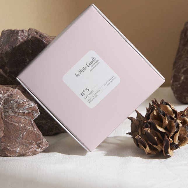 Élégant sticker minimaliste noir et blanc (Créateur téléchargé)