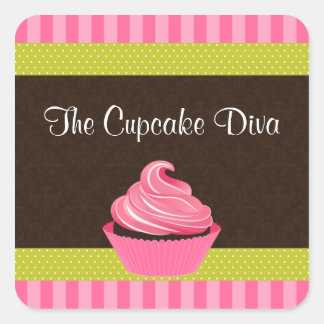 Élégant Stickers Boulangerie Cupcake
