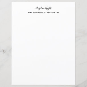 Élégant stylé tendance unique écriture manuscrite