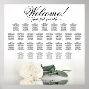 Élégant tableau blanc 29 Mariage Rose rose