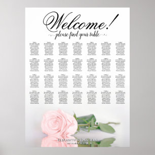 Élégant Tableau de Sièges de Mariage à 28 Tables R