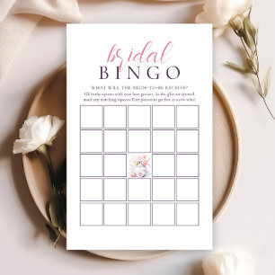 Elégant Tea Party Fête des mariées Bingo Jeu