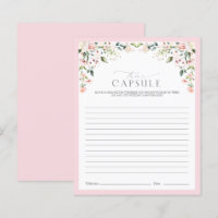 Élégant temps rose Capsule Floral Douche Jeu
