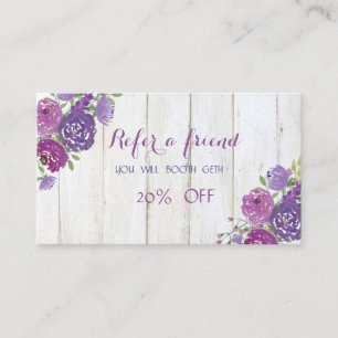 Elégant, Texture en bois, Carte de référence Fleur