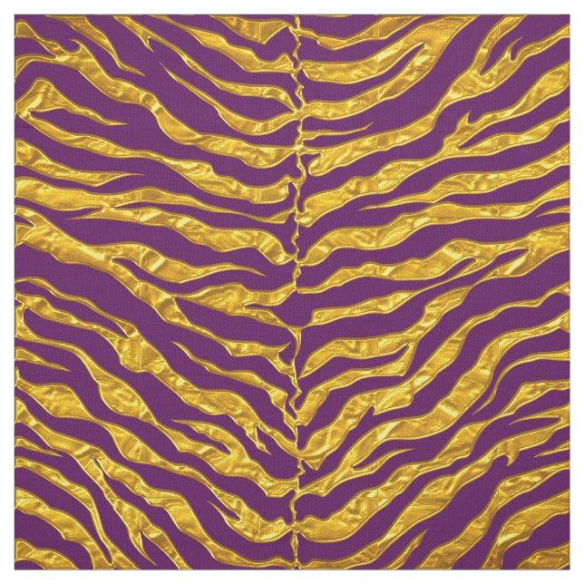 Élégant tissu d'impression de tigre (Échantillon)