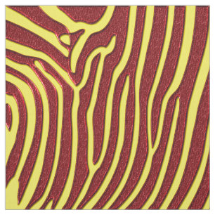 Elégant tissu d'impression Zebra