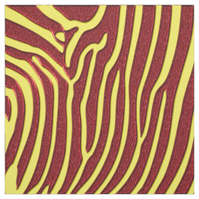 Elégant tissu d'impression Zebra (Échantillon)