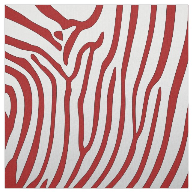 Elégant tissu d'impression Zebra (Échantillon)